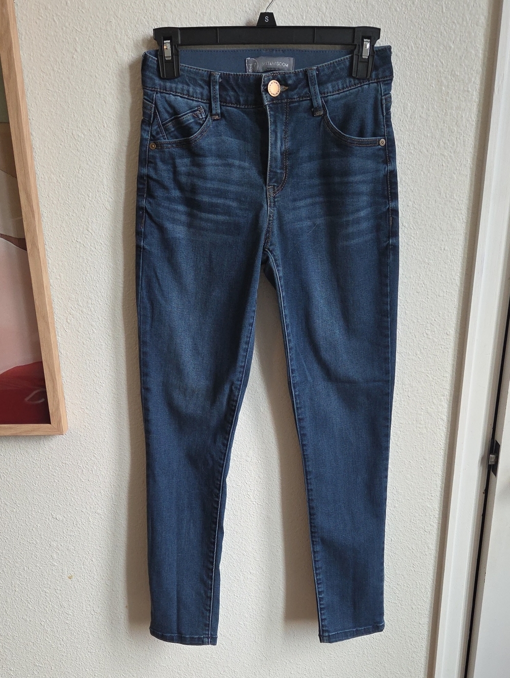 Wit & Wisdom Dark Indigo Skinny Jeans